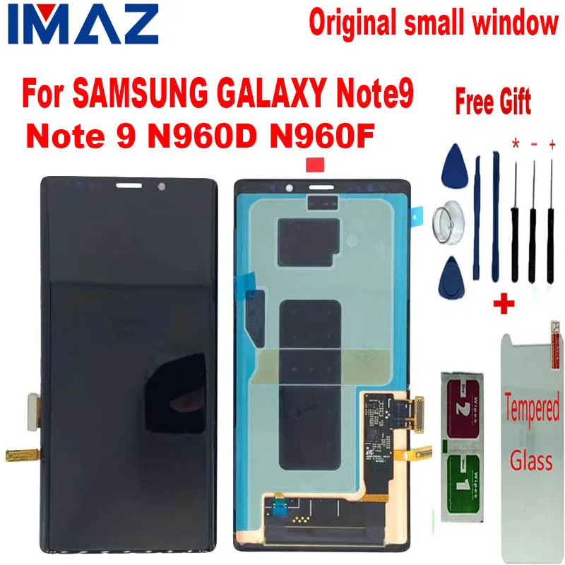 

Оригинальный ЖК-дисплей IMAZ SUPER AMOLED для Samsung Galaxy Note9 N960F N960/D, ЖК-дисплей с сенсорным экраном и дигитайзером в сборе для Note 9, ЖК-дисплей