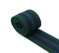 1 12 elastic band striped webbing a skirt belt elastic bands for hair clear diy polyester webbing dark greennavy blue