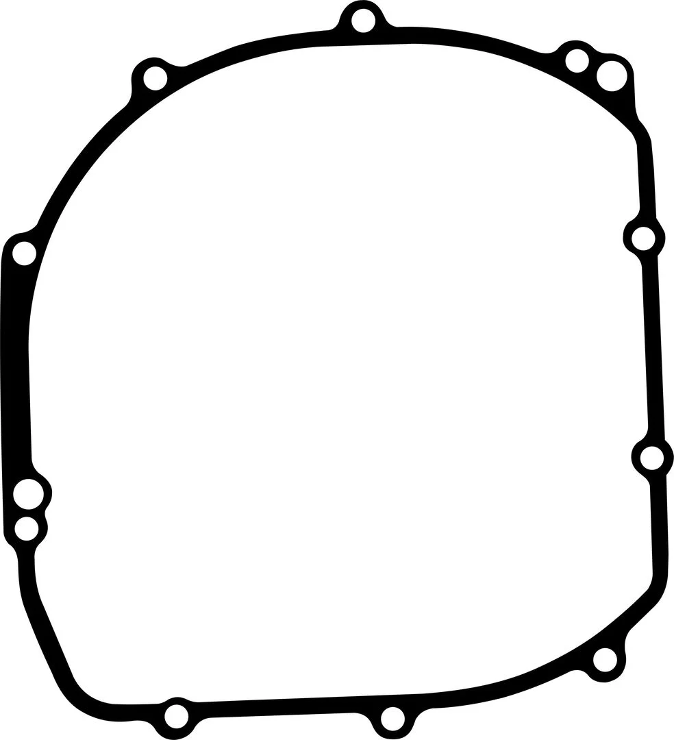 Прокладка крышки сцепления Kawasaki ZZR600/ZZR400/ZR400 (ZRX) (11060-1639)