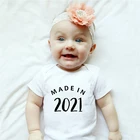 Для новорожденных, сделанное в 2021 хлопок летний детский комбинезон стильное джинсовое платье с коротким рукавом в стиле кэжуал беременности свидетельствуют о младенческий комбинезон