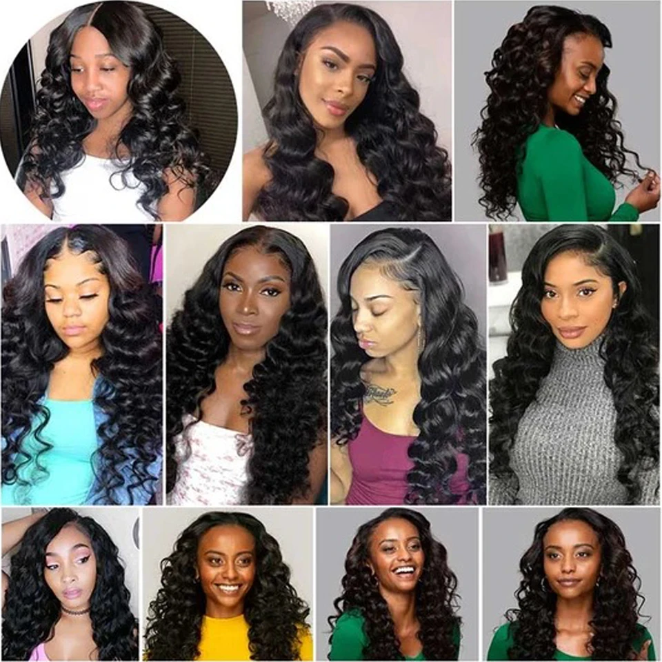 

Loose Wave Lace Closure Wig 28 30 Inch T Part Lace Human Hair Wig Loose Wave Closure Wig Middle Part Lace Remy Pre-Plucked Wigs