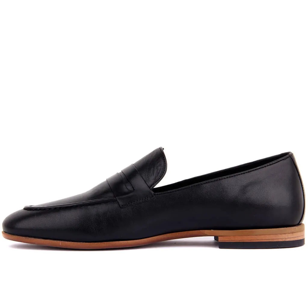 Sail-Lakers Black Leather Men 'S Shoes | Обувь