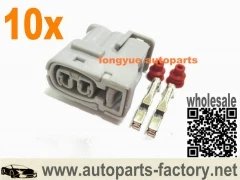 Longyue 10 комплектов 2-контактный разъем катушки зажигания подходит для Toyota 1JZ 2JZ GTE