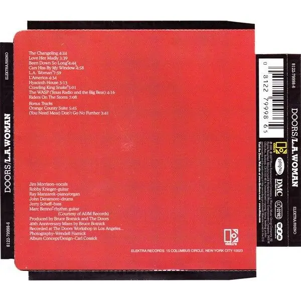 Doors the L.A. Woman (40th anniversary) Remastered + 2 bonus tracks CD | Электроника