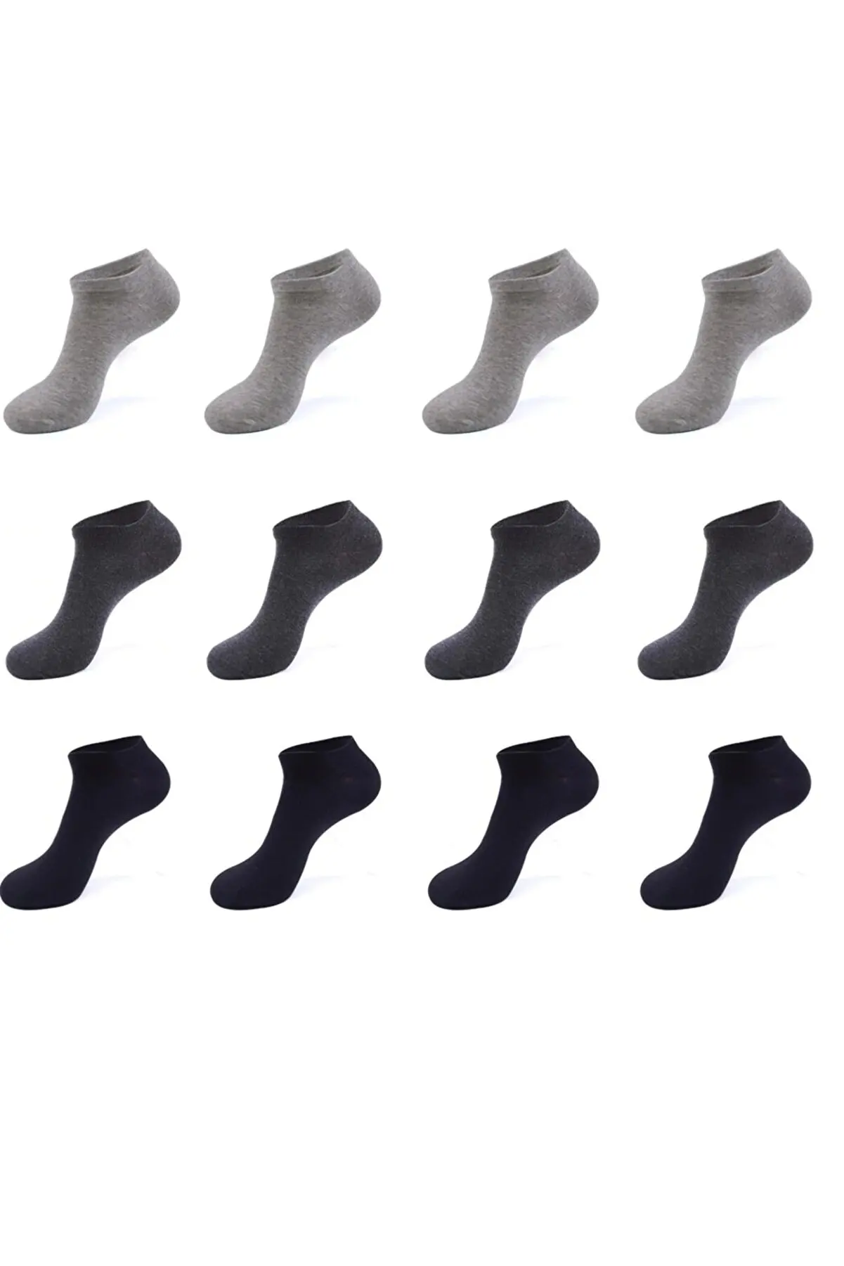

12 Pack Unisex Seamless Booties Socks