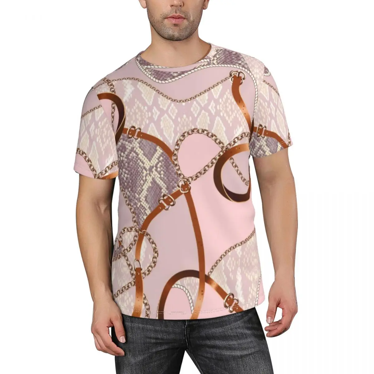 

Men's Summer Tops Shirt Beach TShirt For Men Casual Short Sleeve Clothes T-Shirt Hip Hop 3D Printing O-NeckTop