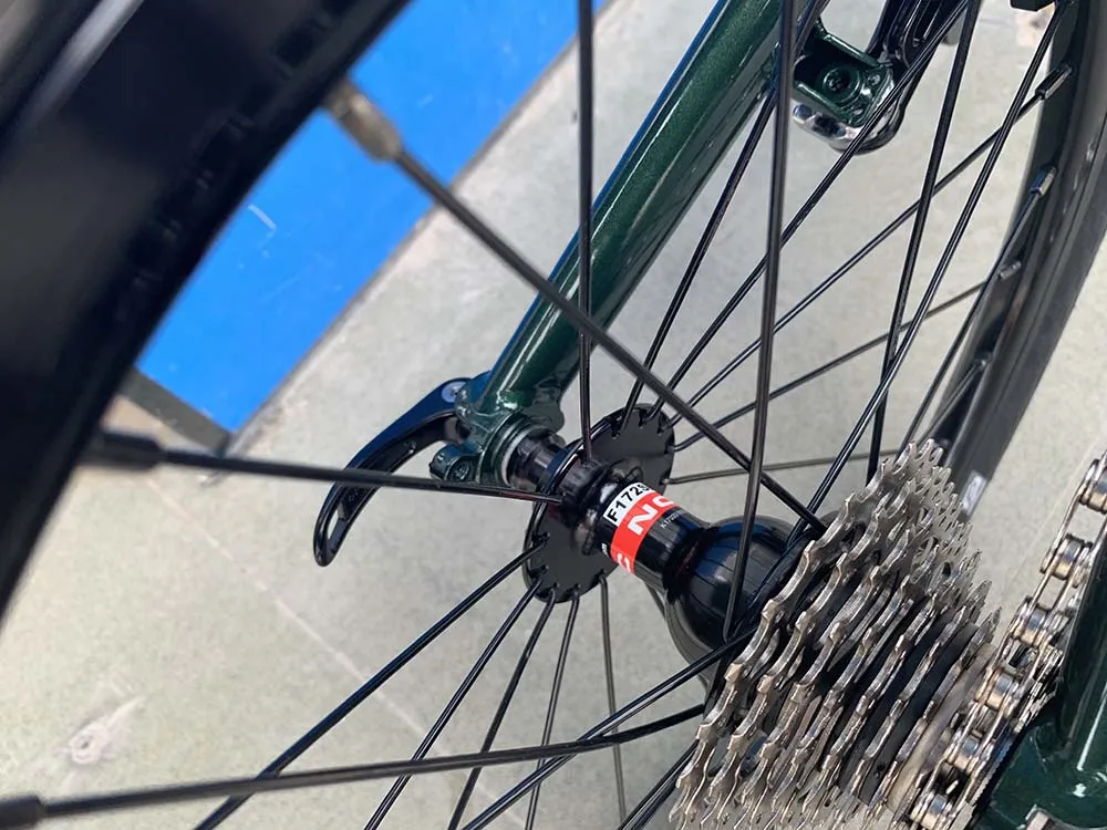 Fnhon Gust CR-MO стальной складной велосипед 1" 305 349 Minivelo мини веловелосипед городской коммутирующий велосипед V тормоз 9 скоростей