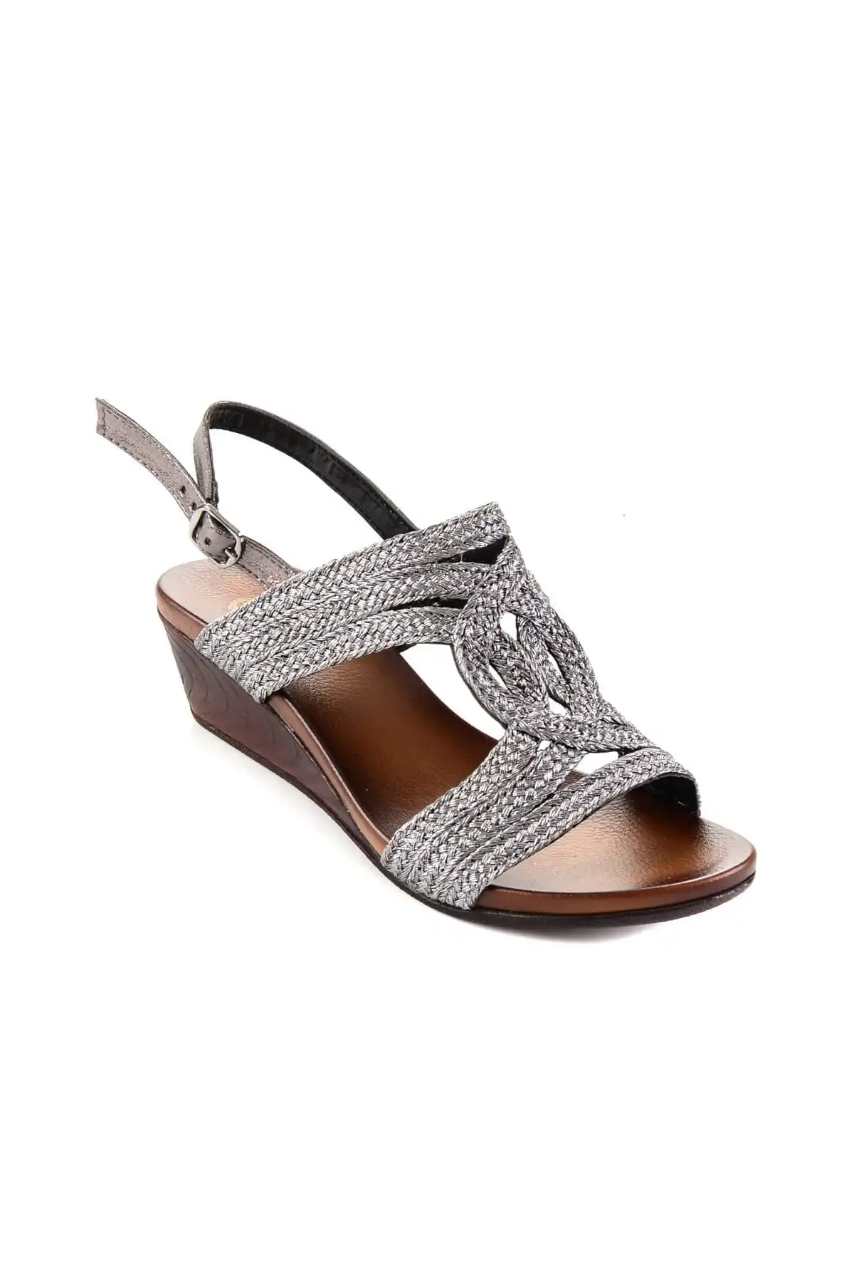 Женские босоножки из платины Bambi H0504018509|Боссоножки и сандалии| |