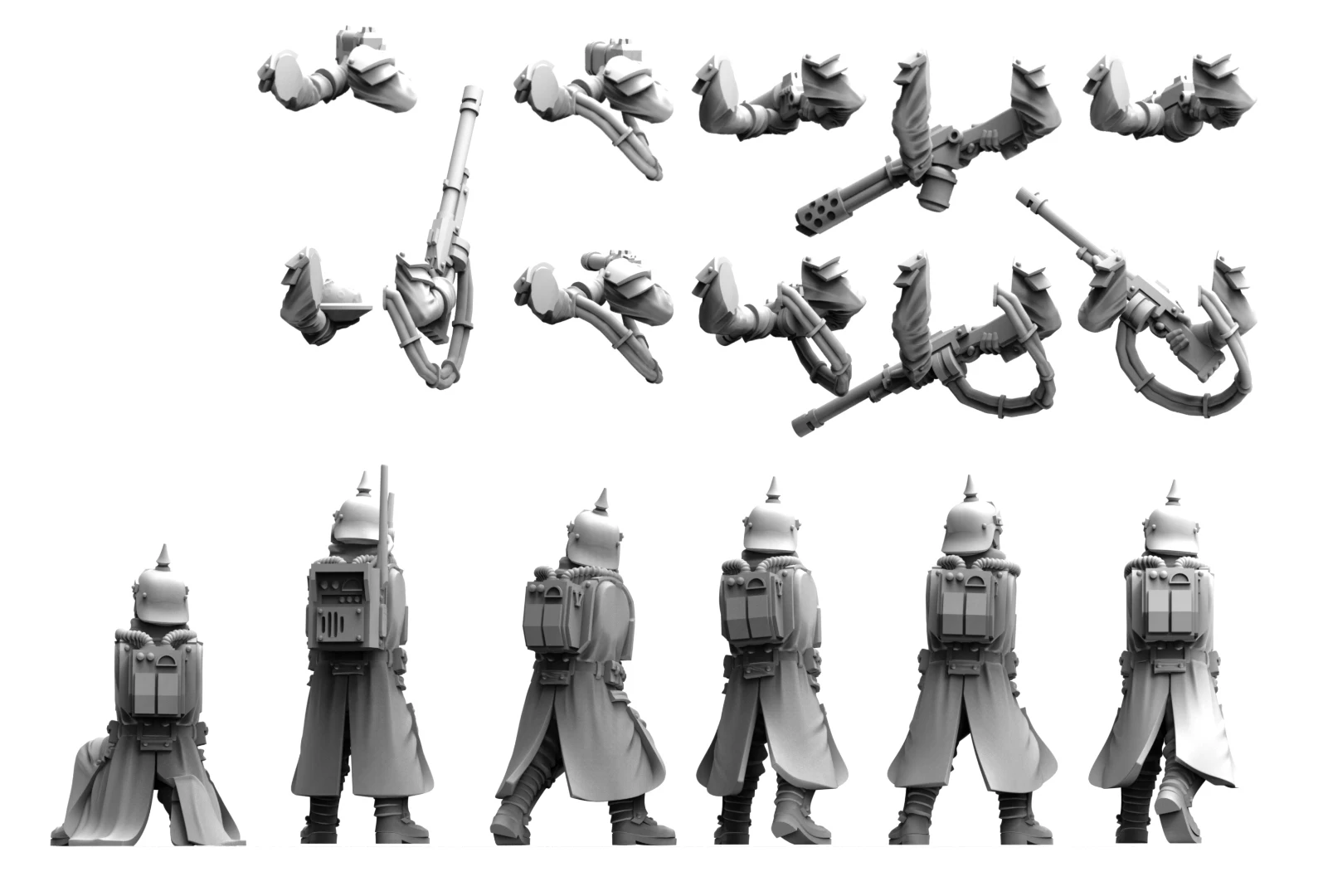 32mm Warhammer40K Death Korps of Krieg Shock Infantry