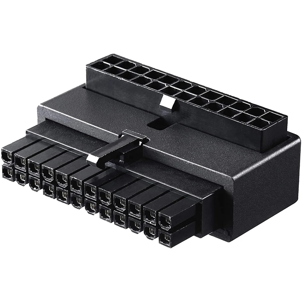 Cooler Master ATX 24Pin адаптер 90 ° фоторазъем улучшает подключение материнской платы PSU со