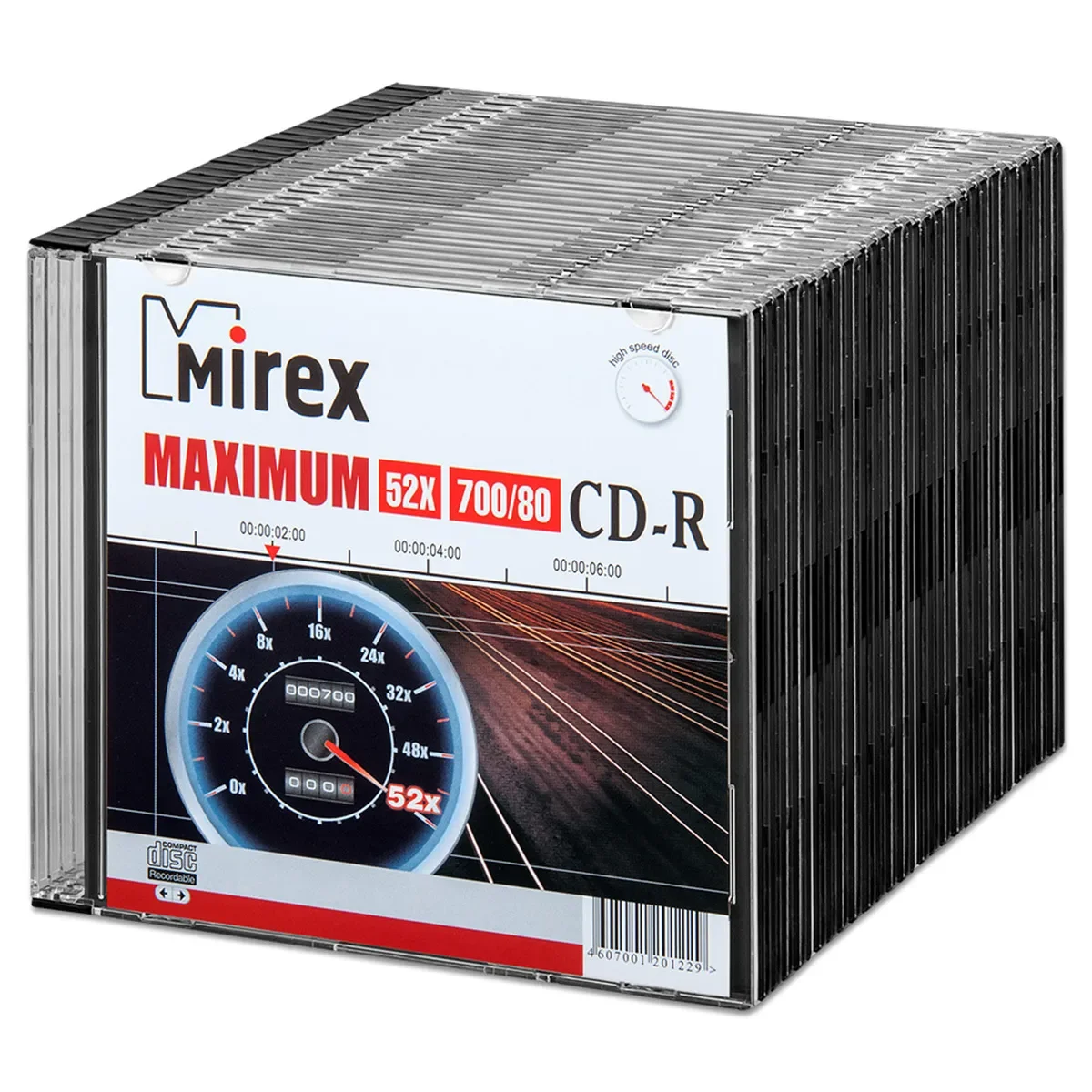Диск CD-R Mirex 700 Mb 52x Box упаковка 50 шт. |