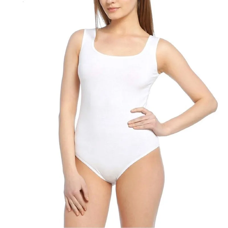 Focuswear-3 adet-geniş askóli, agrafli, kadгиn slipbody - Цвет: Белый