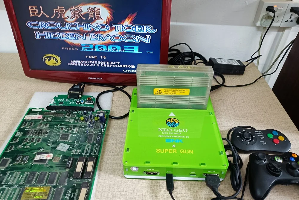 JAMMA CBOX MVS SNK NEOGEO MVS-1B to DB 15P SS геймпад Joypad AV RGB выход для 161 в 1 / 120 картридж | Спорт и