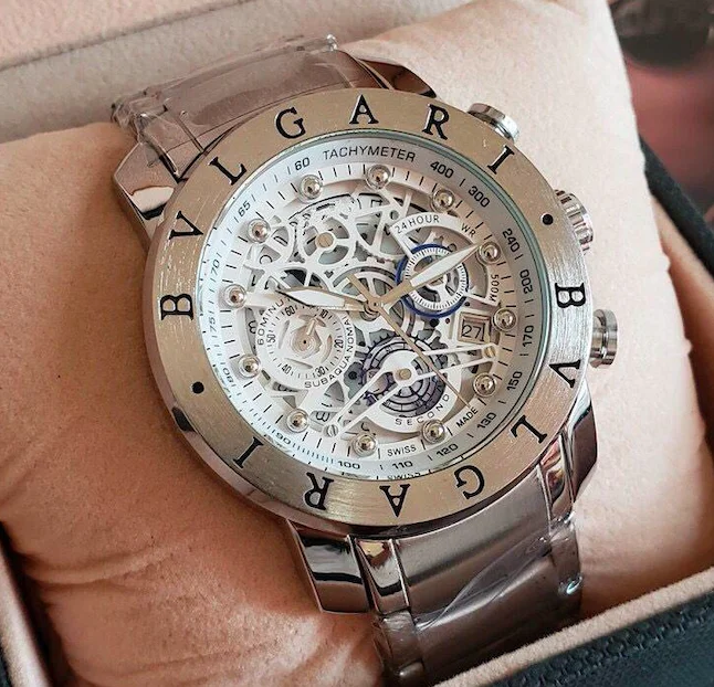 Mens Watches Stainless Steel Quartz Wristwatches | Наручные часы