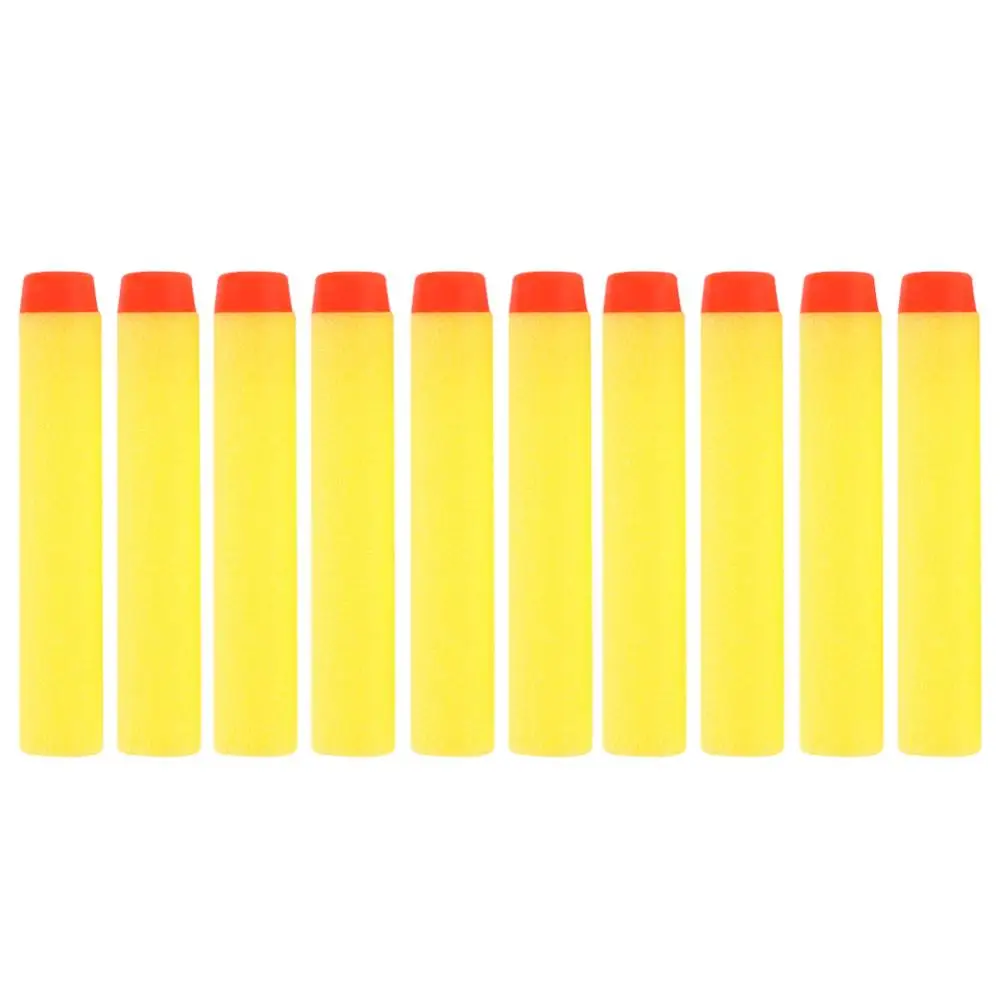 100pcs Yellow Классический игрушечный пистолет, мишень, аксессуары для Nerf, водяные пули, Пистолеты для стрельбы, практичная мишень для игр на открытом воздухе, детские игрушки, подарок на день рождения - Цвет: 100pcs Yellow