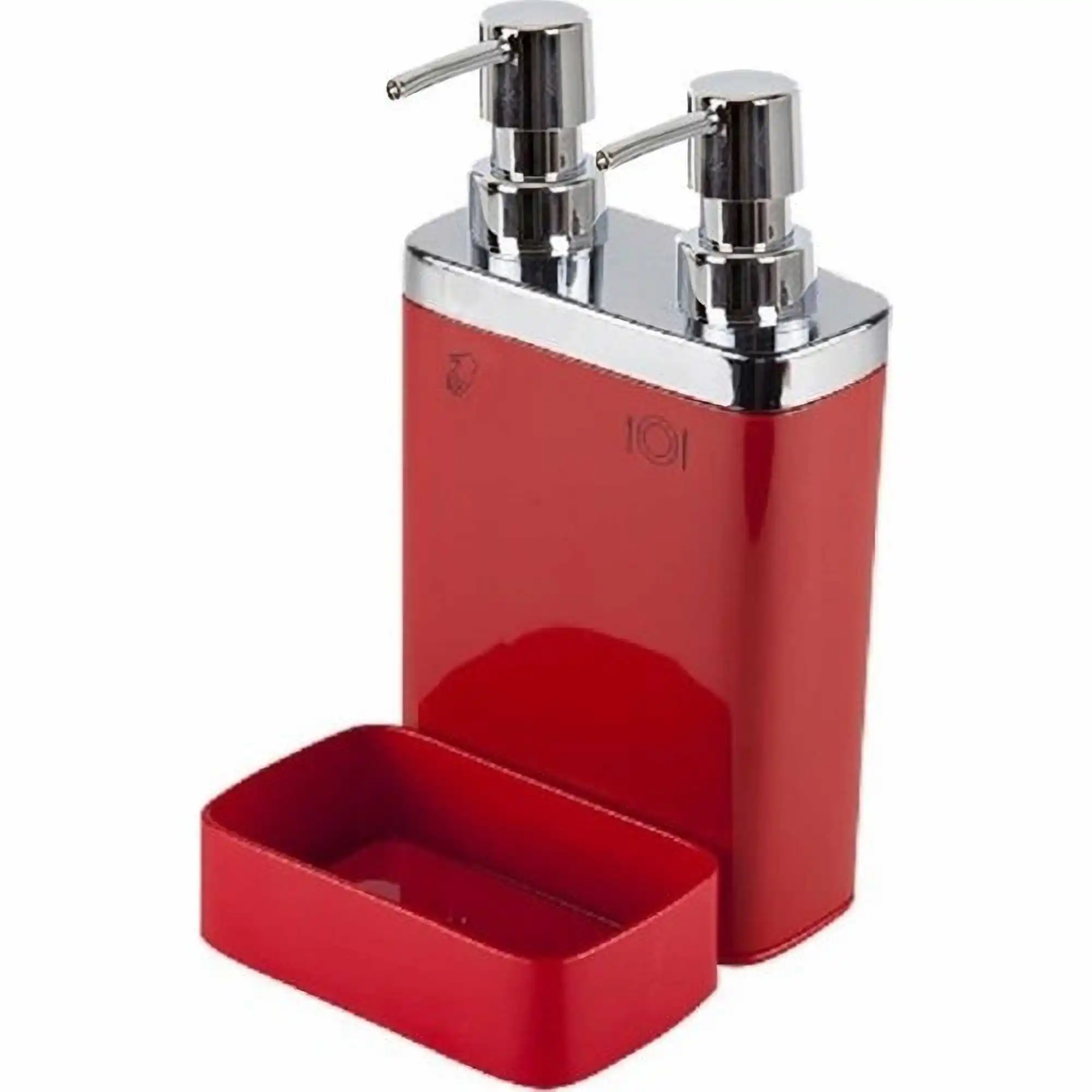 

Double Liquid Soap Dispenser 750 ML For Kitchen Sponge 7 Different Colours Washing Bathroom Accesories
