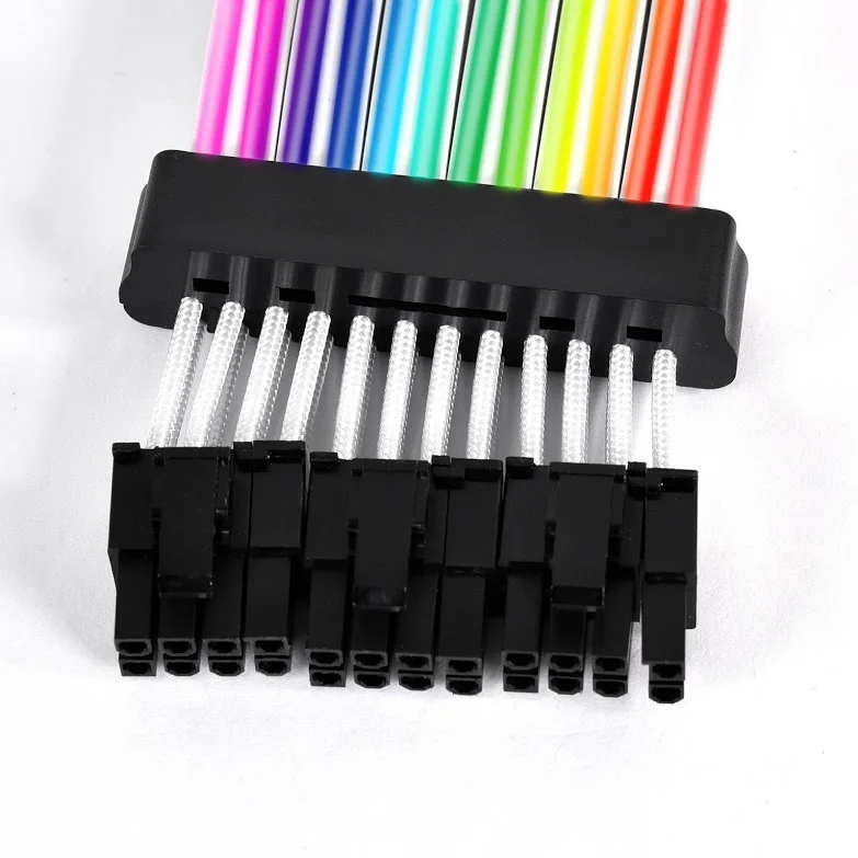 Lian-Li STRIMER PLUS TRIPLE 8 PIN Addressable RGB Power Extension Cable White Braided Version | Компьютеры и офис