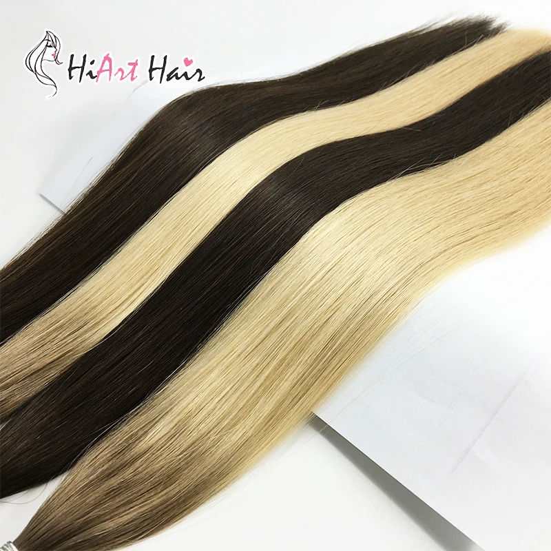 HiArt 1 г Человеческие волосы Remy для наращивания с плоским наконечником салона