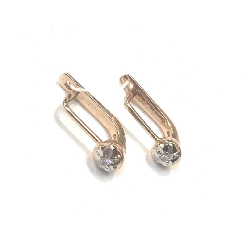 Diamond earrings Gold discount | Drop Earrings