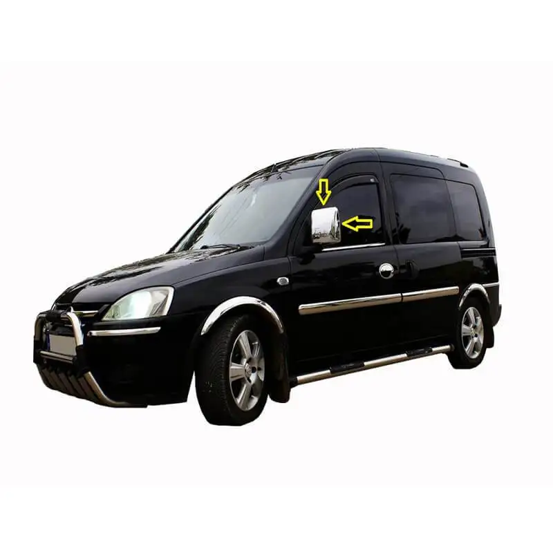 

Chrome Rearview Mirror Cover Cap Car Mirror Cover Car Styling for Opel Combo C 2 Pcs. 2001 2002 2003 2004 2005 2006 2007 2011