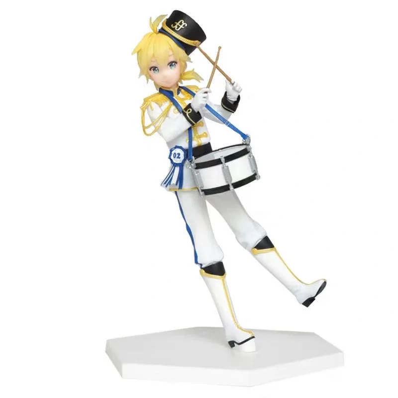 В наличии оригинал Taito Kagamine Len зимние живые ПВХ фигурка героя модель Figurals