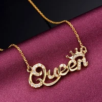 fashion exquisite queen princess pendant necklace womens minimalistic new for girlfriends gift jewellery