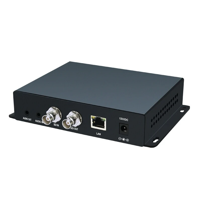 

H.265 HEVC SDI Video Encoder with OLED to HTTP, UTP, RTSP, RTMP, RTMPS, SRT, RTP, ONVIF protocol