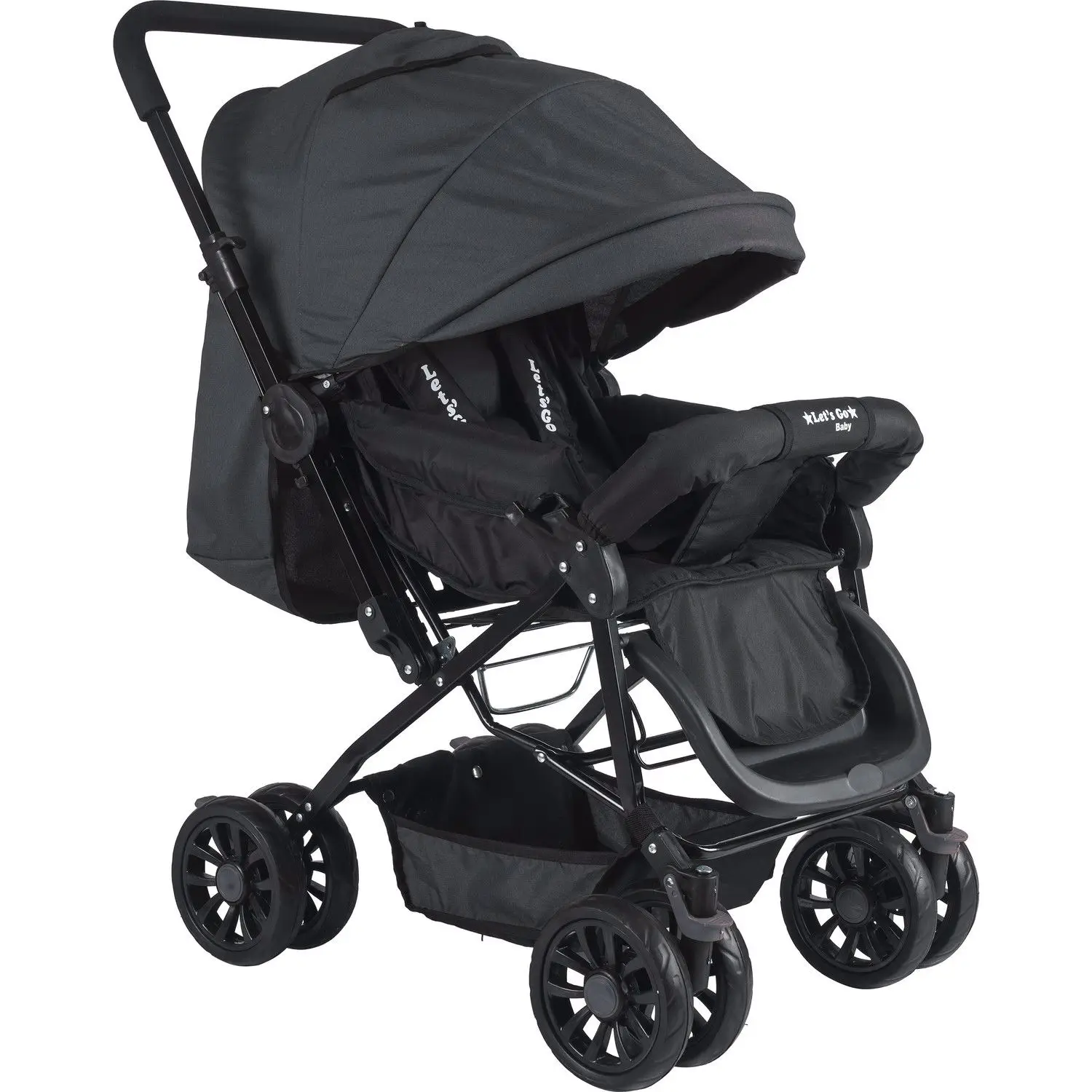 Bidirectional Full Retractable Awning Baby Arabası Newborn stroller 3 in 1 folding prams portable travel baby