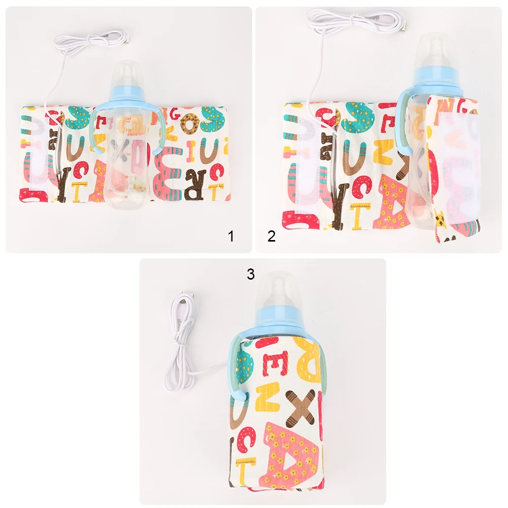 USB для молока теплее Портативный путешествия бутылочек чехол бутылочки