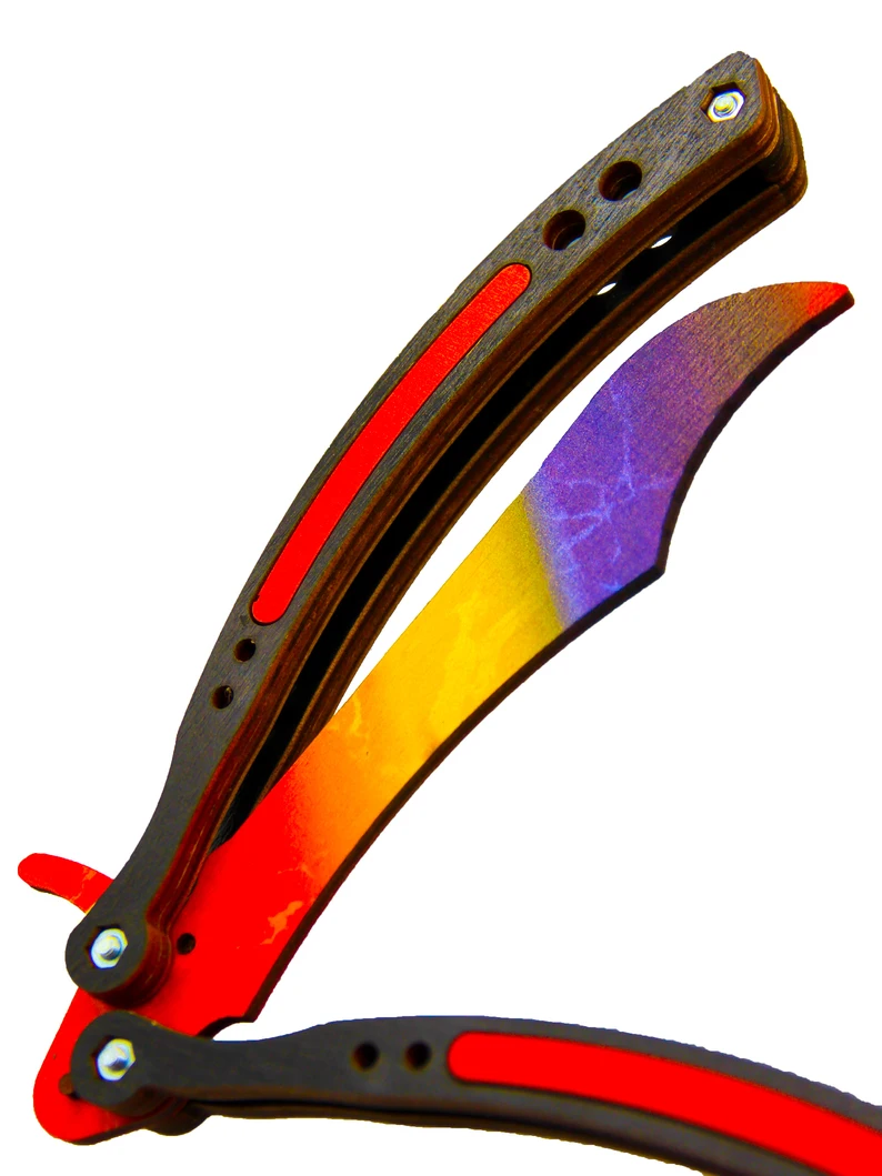 Игрушечное оружие Geekroom детский деревянный нож бабочка CS GO игрушка для мальчика