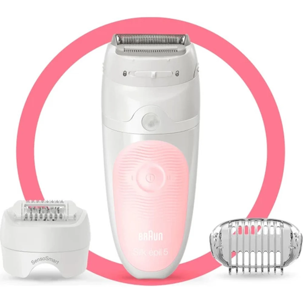 Беспроводной Эпилятор 3-в-1 от Braun Silk-epil 5 5620 SensoSmart для влажной и сухой удлинения с