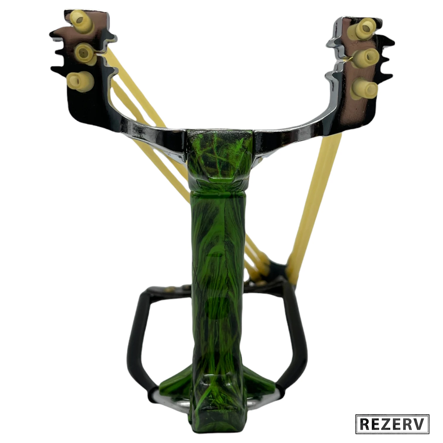 Slingshot &quotHunter No. 7" body metal set with 2 elastic bands for hunting and entertainment | Спорт и развлечения