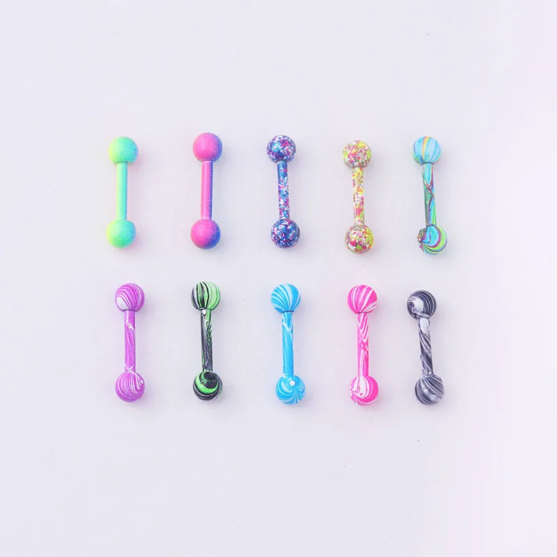

Forward Helix Cartilage Stud Tragus Ear Stud Surgical Steel Bar Ball Piercing Jewelry