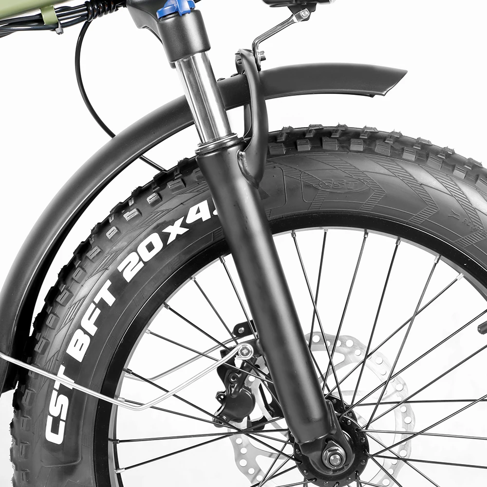 Kaufen Paselec PX6 750W 12Ah Fett Reifen Ebike Faltbare Elektrische Fahrrad 20'' Auf Lager Elektrische Fahrrad