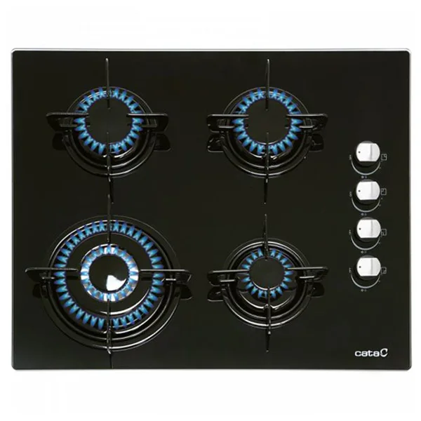Газовая плита Cata CIB6031BK (60 см) черный (4 печи) | Бытовая техника