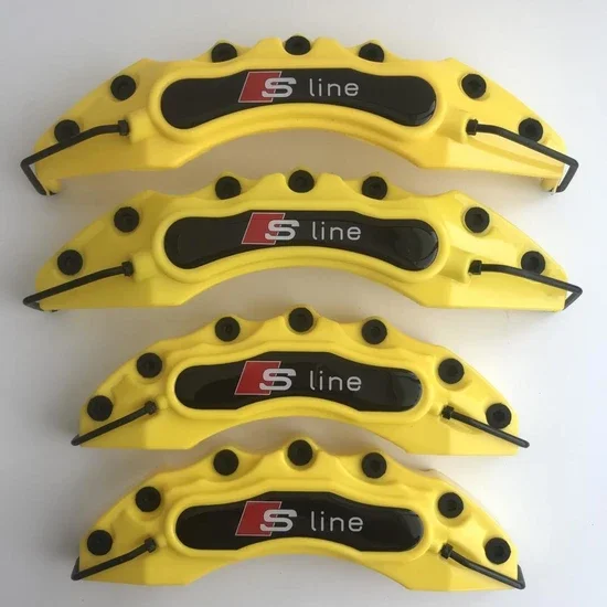 Universal Caliper Covers High Quality Heat Resistant ABS Plastic With S Line Logo 4 Pieces Standard Fitment For All Cars