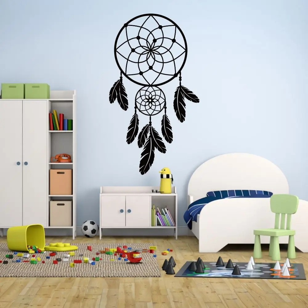 

Cool Design Dream Catcher Wall Decal Dreamcatcher Sticker Home And Hotel Room Decoration A002059