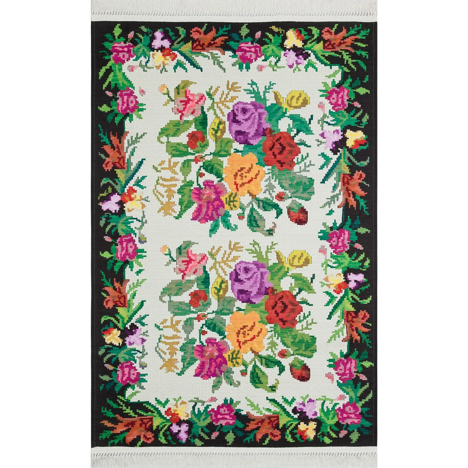 

Eco Carpet Luna washable traditional Modern print carpet 120x180 cm