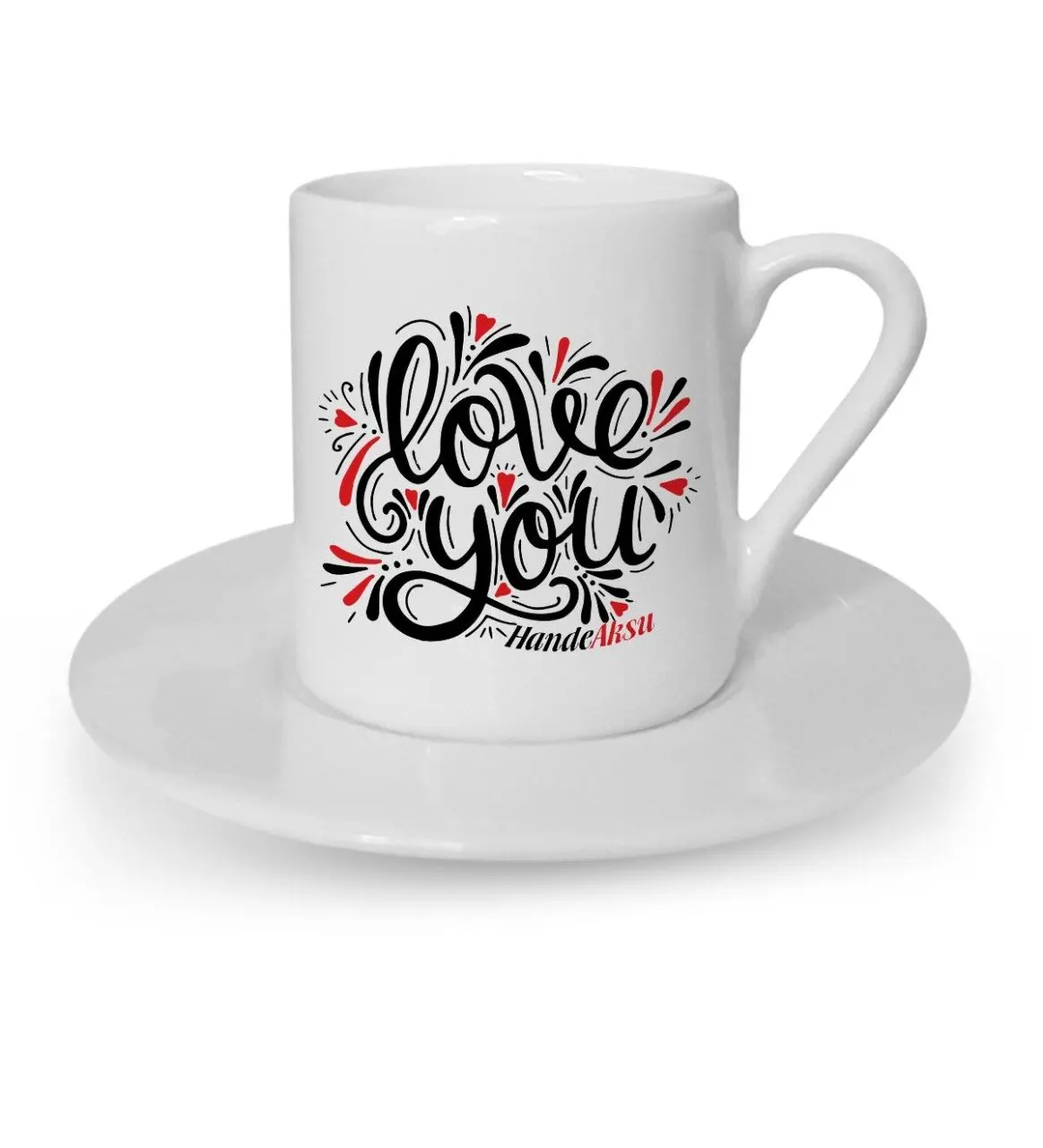 

Персонализированная функция Love You чашка для кофе по-турецки-6 надежный современный простой подарок специальный дизайн хорошее качество сюр...