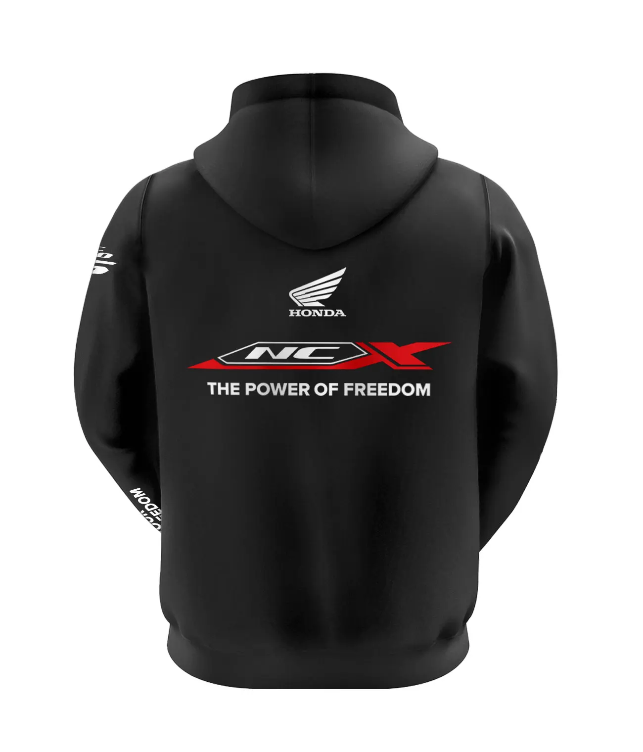 

New Fashion Men's Hooded Sweatshirt with Honda NC 750 X Printed Hoodie High Quality Cotton Fleece Zippered Winter Hoodie