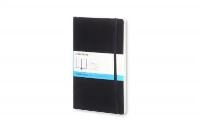 

Блокнот Moleskine Classic, большой, в горошек, черный, с мягкой обложкой (5x8,25)