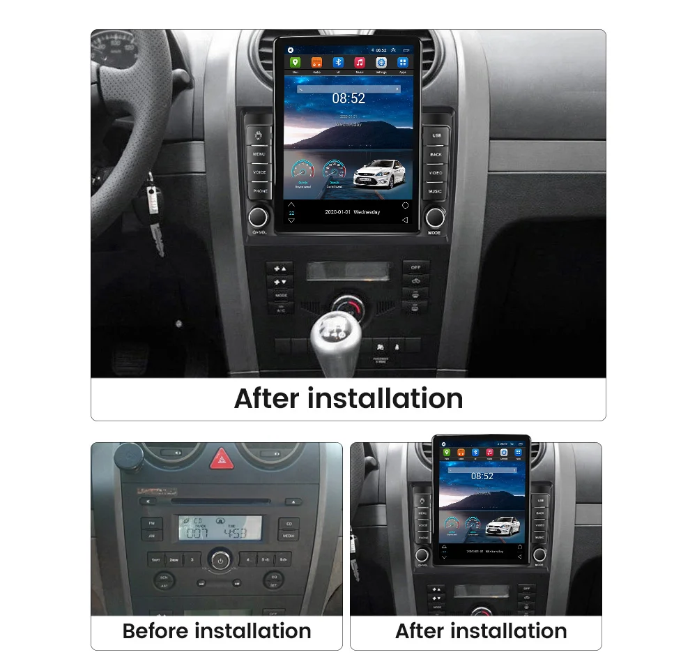 Android 11 Carplay 4G Для Tesla Вертикальное Автомобильное Радио Видео Haval Hover Great Wall H3 H5 2011-2016