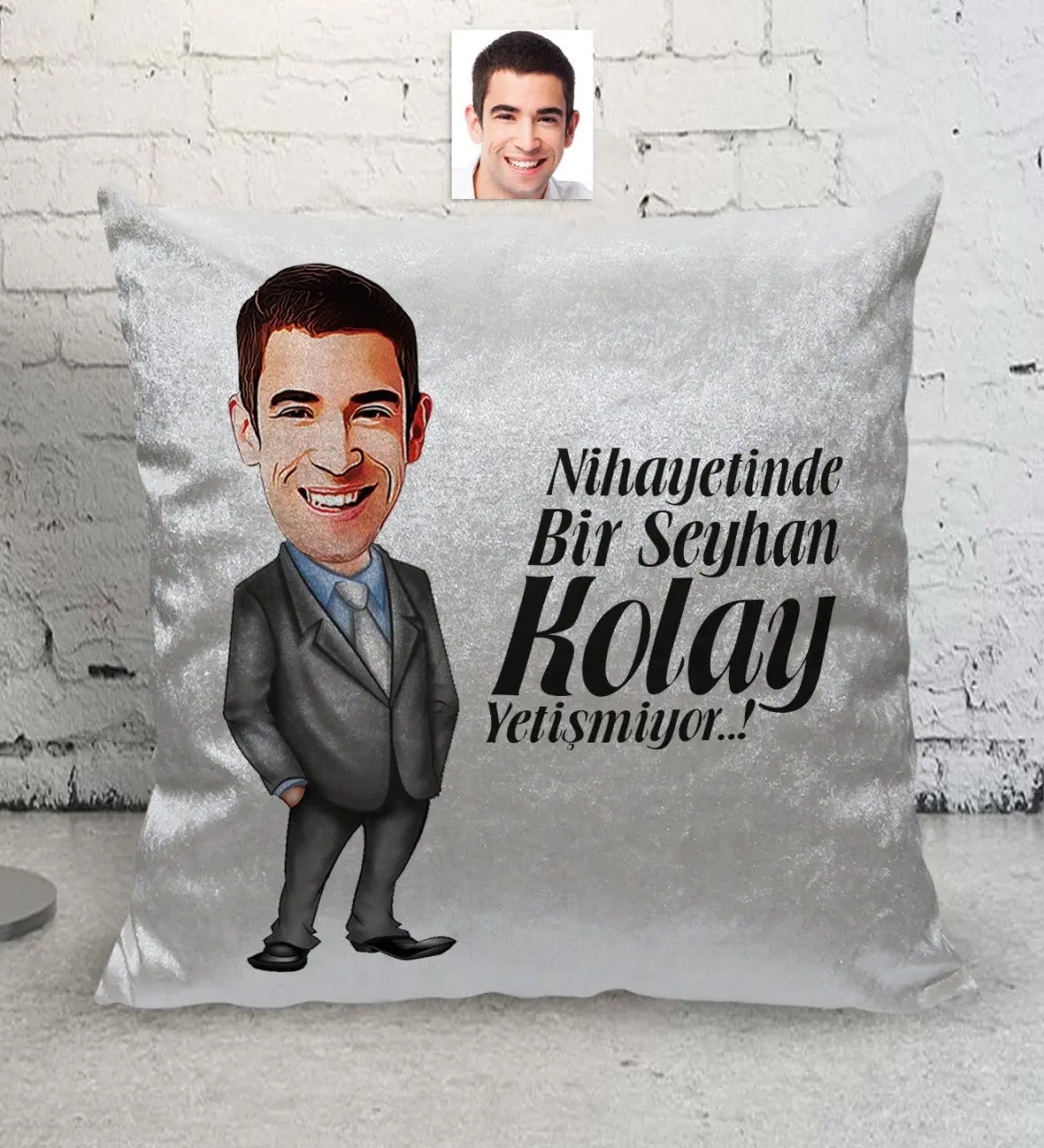 

Персонализированные Mr Easy Grow Caricature Декоративные Шелковые бархатные подушки-1