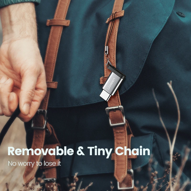 Ugreen OTG Type C переходник Micro USB To мама на папа адаптер зарядки для iPad Xiaomi 10 Pro c разъем