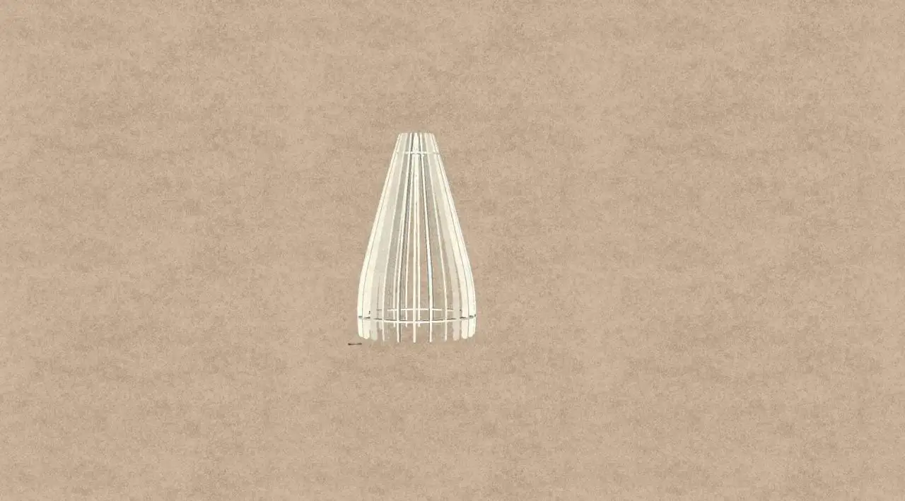 

Edile Decorative Mdf Wood Chandelier
