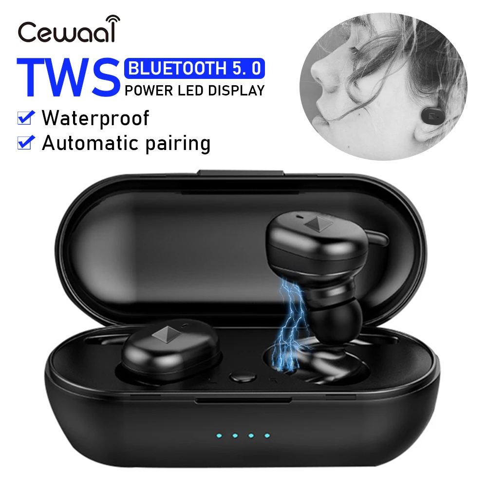 Bluetooth наушники в ухо левая и правая гарнитура беспроводная 5 0 одиночные двойные с