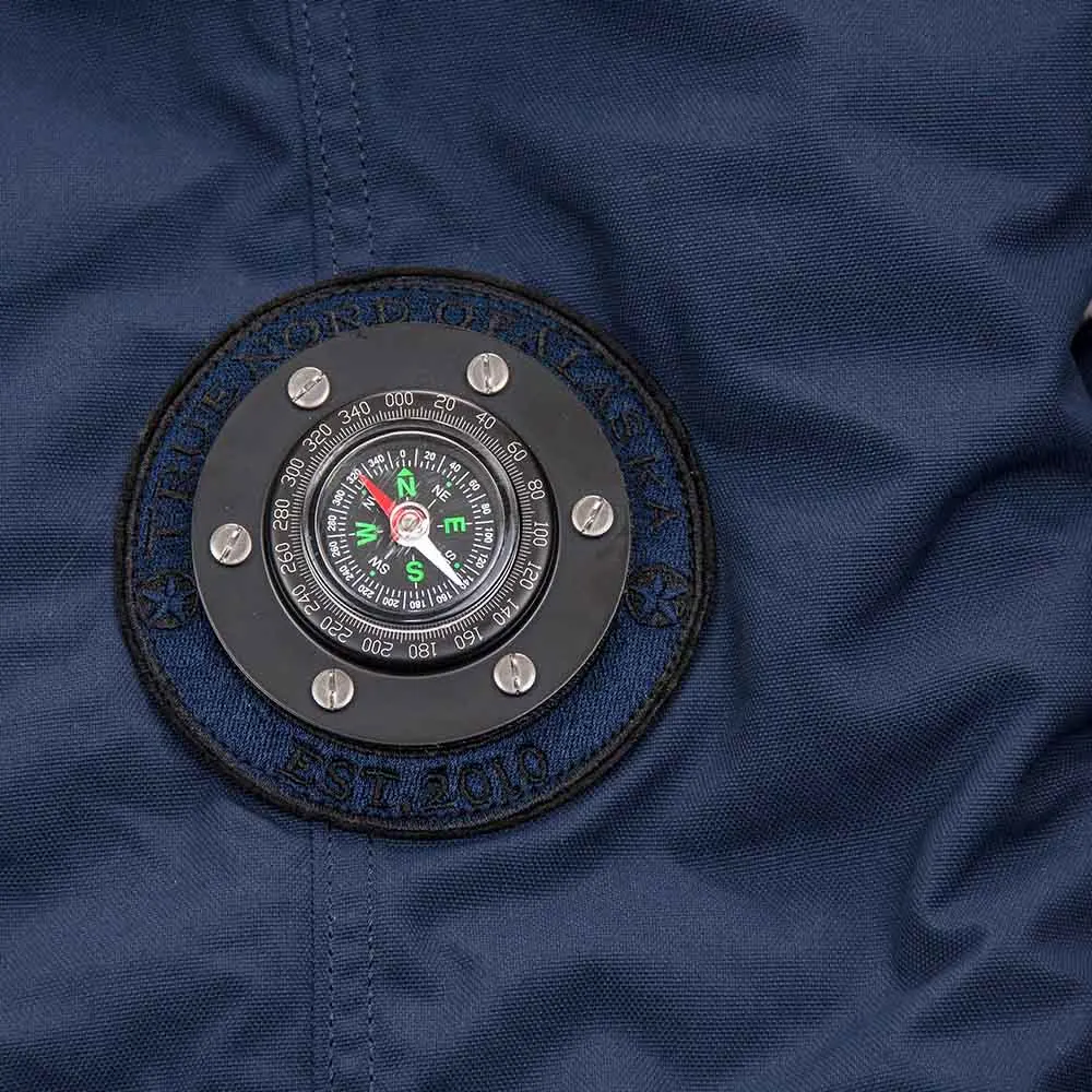 Куртка-аляска зимняя. Oxford 2.0 compass NorDenali мужская rep blue/orange нейлон. В стиле милитари |