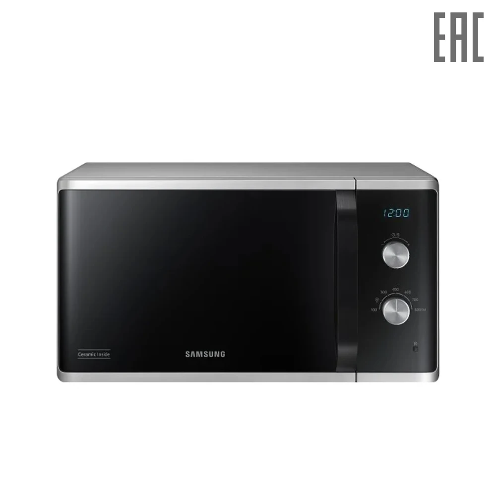 Микроволновая Печь Samsung MS23K3614AS/BW 23л. 800Вт серебристый | Бытовая техника