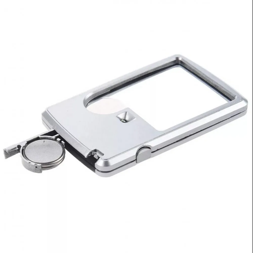 Лупа двойная с яркой подсветкой в чехле 3х и 6х | Инструменты