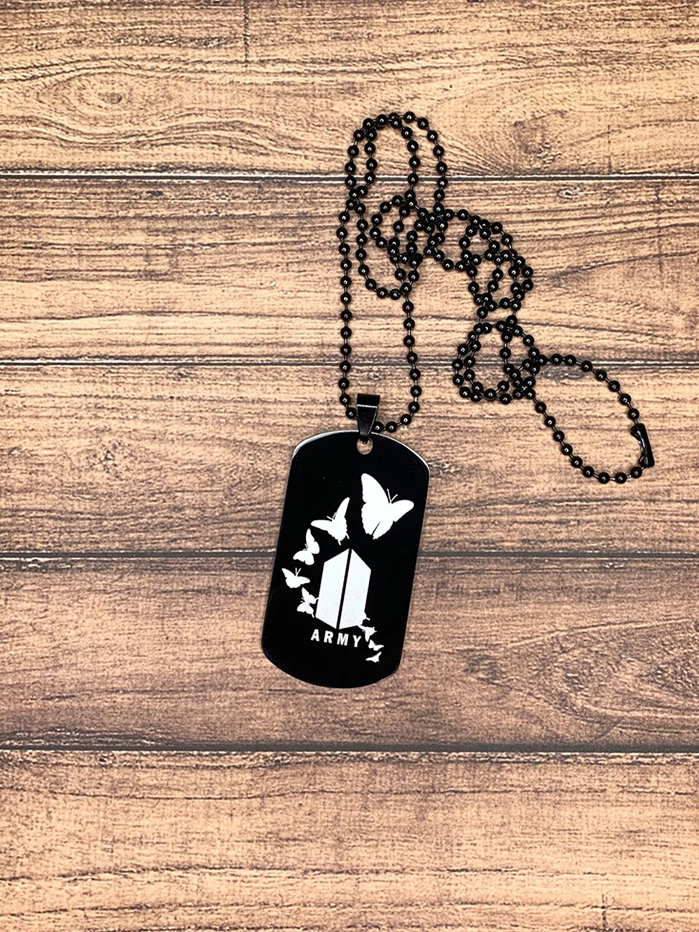 Жетон кулон подвеска BTS KPOP стальной лазерная гравировка